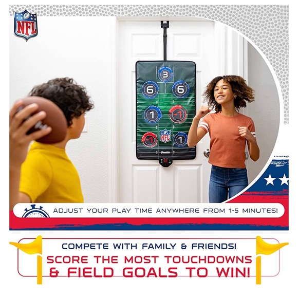 Franklin Sports NFL Score N’ Sounds Electronic Football Target Toss Game - Picture 6 of 12